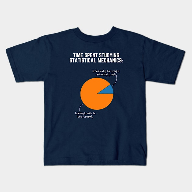 Statistical Mechanics Kids T-Shirt by Andropov